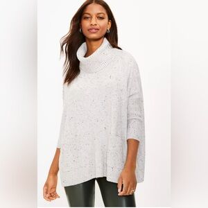 Loft Sweater Poncho with pockets